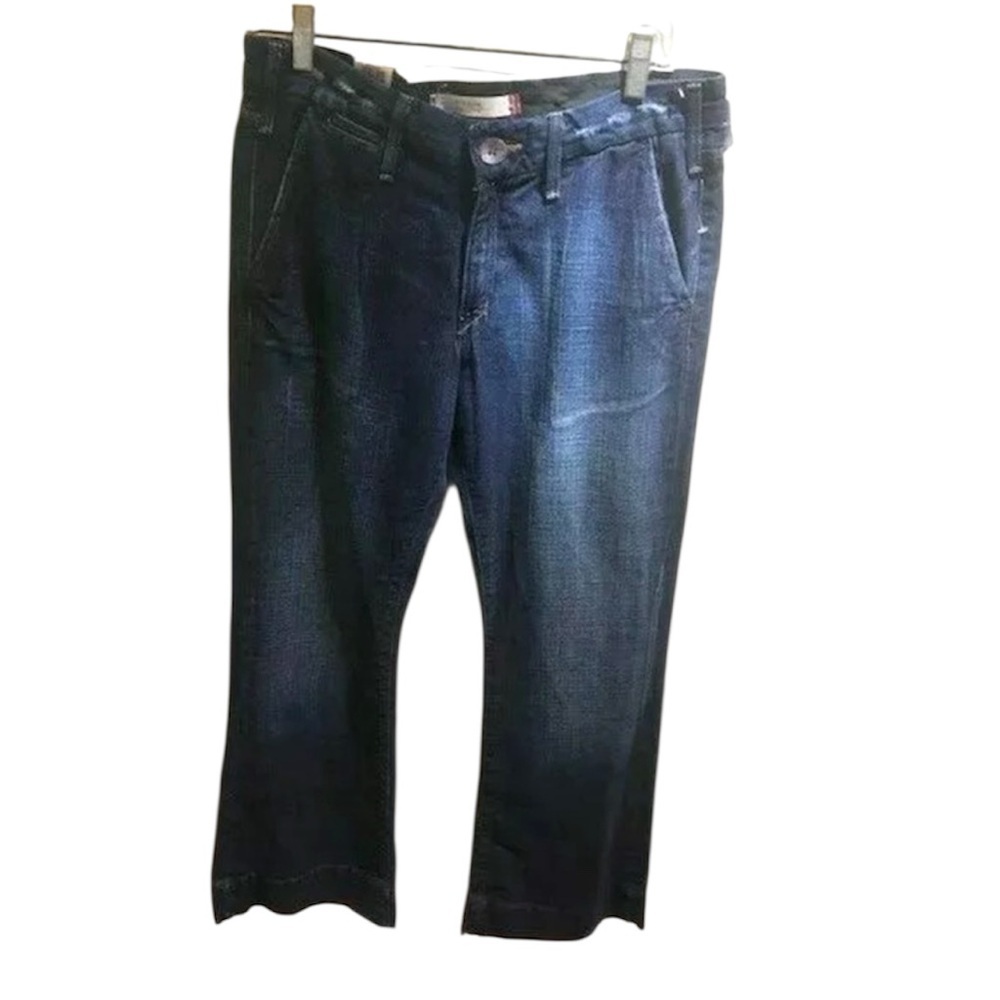 LEVI'S NEW Red Tab Flare Wide Leg Jeans Dark Denim Pockets Mid Rise Zip Wide 10